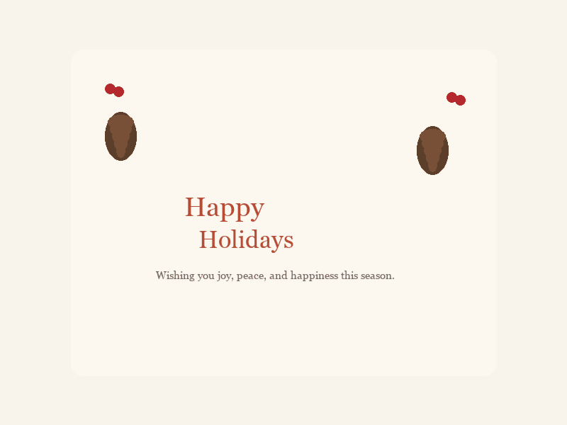 Holiday Postcard